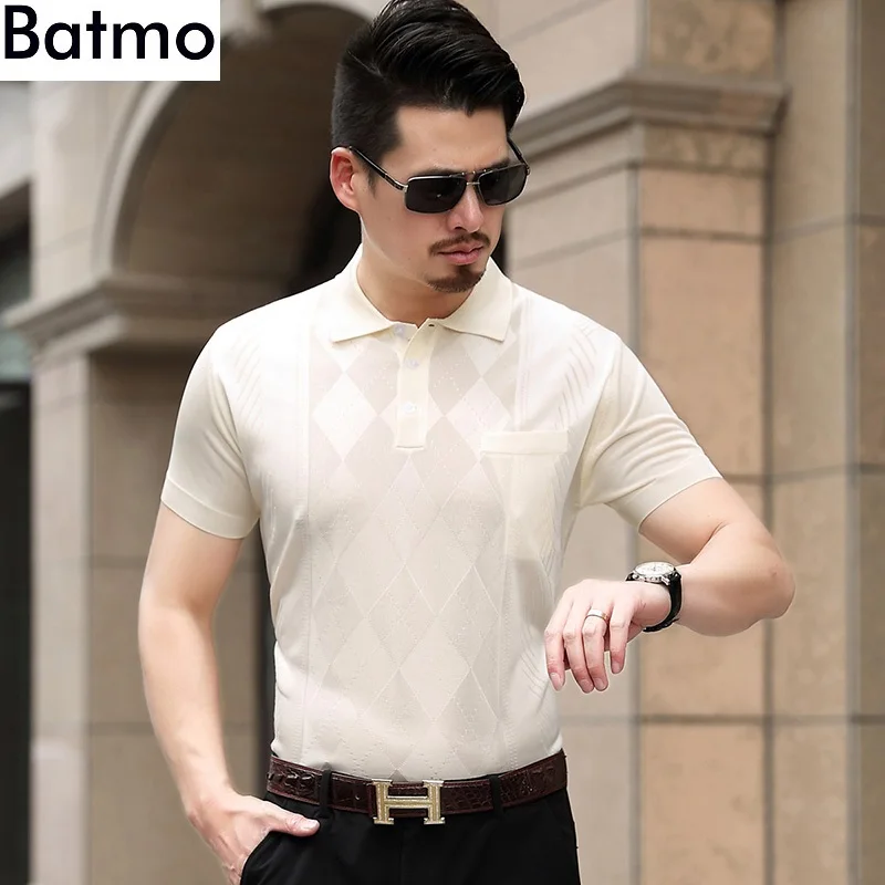 Batmo 2018 Новое поступление Лето высокое качество Шелковый дышащая повседневная