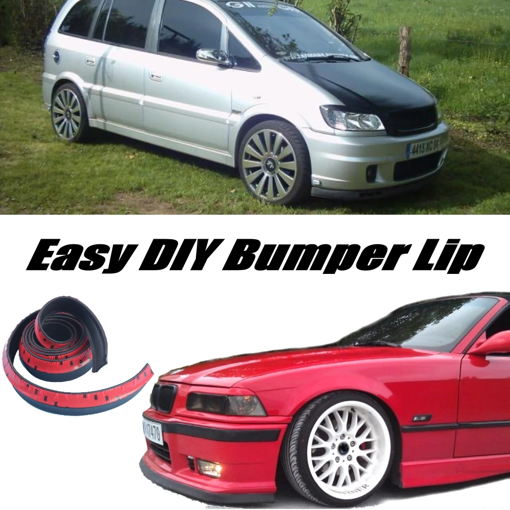 

NOVOVISU Bumper Lip Deflector Lips For Opel Zafira A / B / C For Chevrolet Zafira Tourer Front Spoiler For Fans / Body Kit Strip