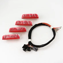 READXT Avviso Portiera Dell’auto Luce interno Lampada Luci + Cavo di Filo Per Il VW Jetta Golf Mk5 6 MK7 Passat B6 b7 Tiguan Superb 3AD947411