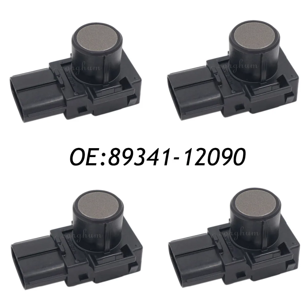 

4PCS 89341-12090 188300-2100 Parking Sensor Distance Control Sensor Car Detector For Toyota Brown Color