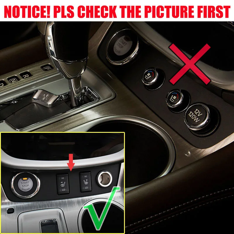 Для Nissan Murano прикуриватель двигатель старт стоп переключатель панель хромированная крышка отделка рамка стикер