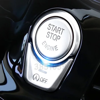 

Car Styling Central Handbrake Auto H Button Left side Decorative Cover Trim for BMW 5 series F10 GT 2018 Year auto Accessories