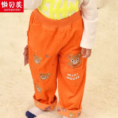 Детские брюки для мальчиков и девочек вельветовые брюки для маленьких мальчиков и девочек Хлопковые Штаны для малышей с поясом женские штаны для маленьких мальчиков - Цвет: figure 3