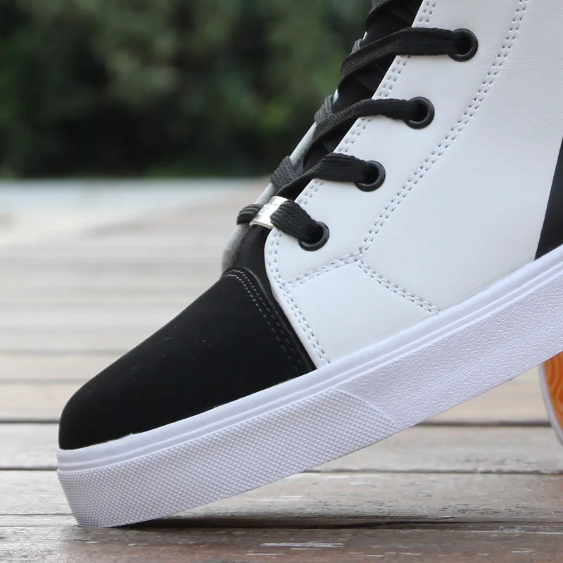 Männer Casual Skateboard Schuhe High Top Sneakers Sport Schuhe Atmungs Hip Hop Wanderschuhe Straße Schuhe Chaussure Homme- in