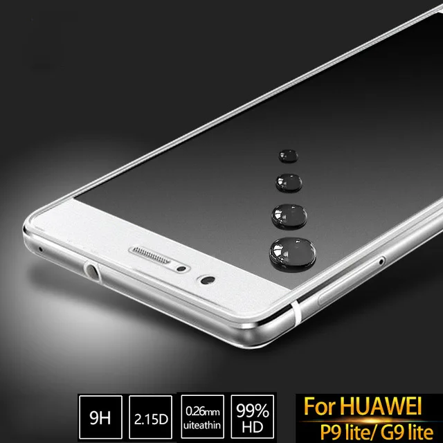 

Matte Film For Huawei P9 Lite P9lite Tempered Glass Screen Protector No Fingerprint Frosted HD Clear Anti-blue UV Glass Guard