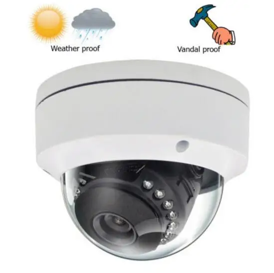 New Metal explosion-proof shell Dome Cameras Housing + 15pcs LED IR Security CCTV Camera Housings F - 32882314366