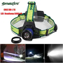 DC 29 Сияющий Быстрая 5000лм CREE XM-L T6 светодиодный налобный светильник головной светильник вспышка светильник головной светильник 18650
