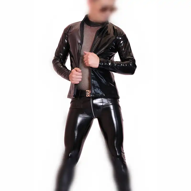Pvc leather jacket Clearance