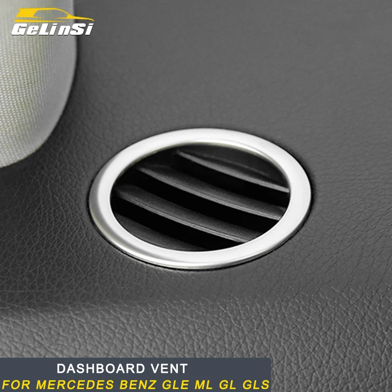 

Gelinsi For Mercedes Benz GLE ML GL GLS Dashboard Vent Frame Cover Trim Sticker Accessories Auto