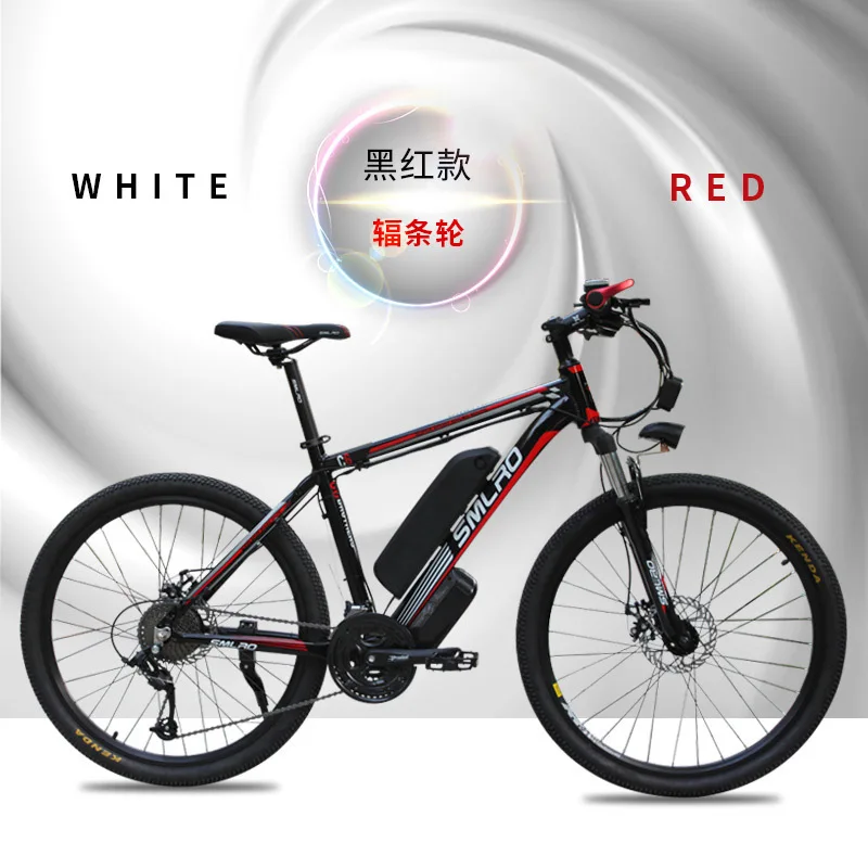 Flash Deal Can be customized Smlro 48v 15A 350W 26 Inch Motor-driven electric bike Bicycle Mountain Vehicle bicicleta electrica ebike 4