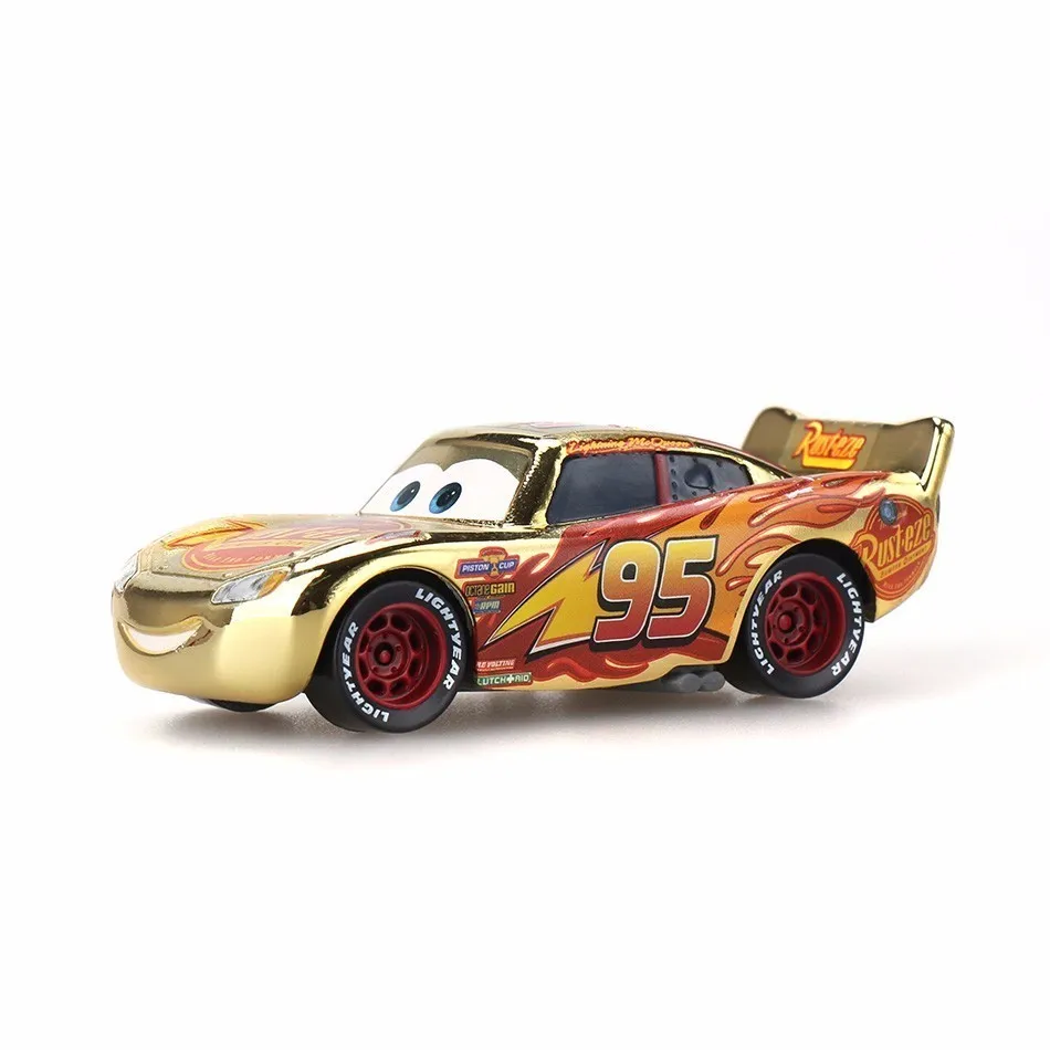 Disney Pixar Cars 2 34 Style Lightning Mcqueen Mater 1:55 Diecast Metal Alloy Model Car Birthday Gift Toys For Children Boys