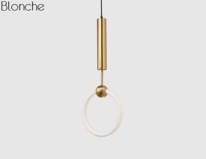 Anel de Ouro Lâmpada para Home Sala de Loft Lee Broom Luzes Pingente Moderno Levou t6 Círculo Pendurado Decor Luz Luminárias Luminária 7 Círculo Anel de Ouro Pendurado Lâmpada para