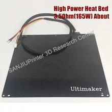 UM2 Ultimaker 2 Extended UM2 Print Table Heated Bed Parts 24V Aluminum Alloy UM2 Heated Bed