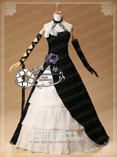 [Настройка] Аниме! DIABOLIK LOVERS Cordelia Готическая Униформа Лолиты Косплей Костюм Черное