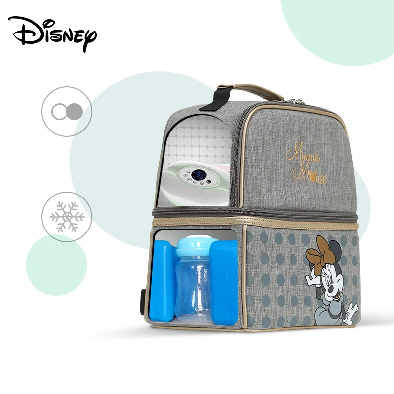 Disney молочный продукт хранения Термальность сумка Контейнер с подогревом детские бутылочки Термальность сохраняет напитки прохладный рюкзак для мам сумки пеленки сумки