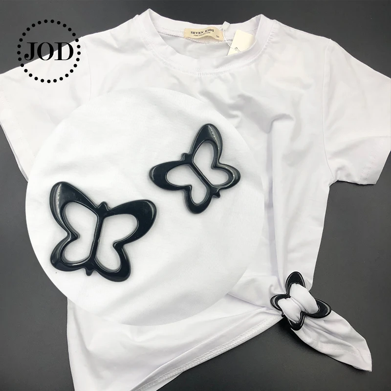 

Clothes Knot Buckles 20/30mm Black Scarf Adjust Buckle T-shirt Garment Accessories Tie Knot Plastic Tri-glides Wire-formed JODc