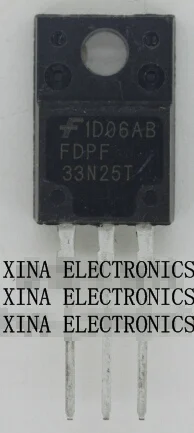 

FDPF33N25T FDPF33N25 FDPF 33N25T MOSFET 33A250V NPN TO-220F ROHS ORIGINAL 10PCS/lot Free Shipping Electronics composition kit