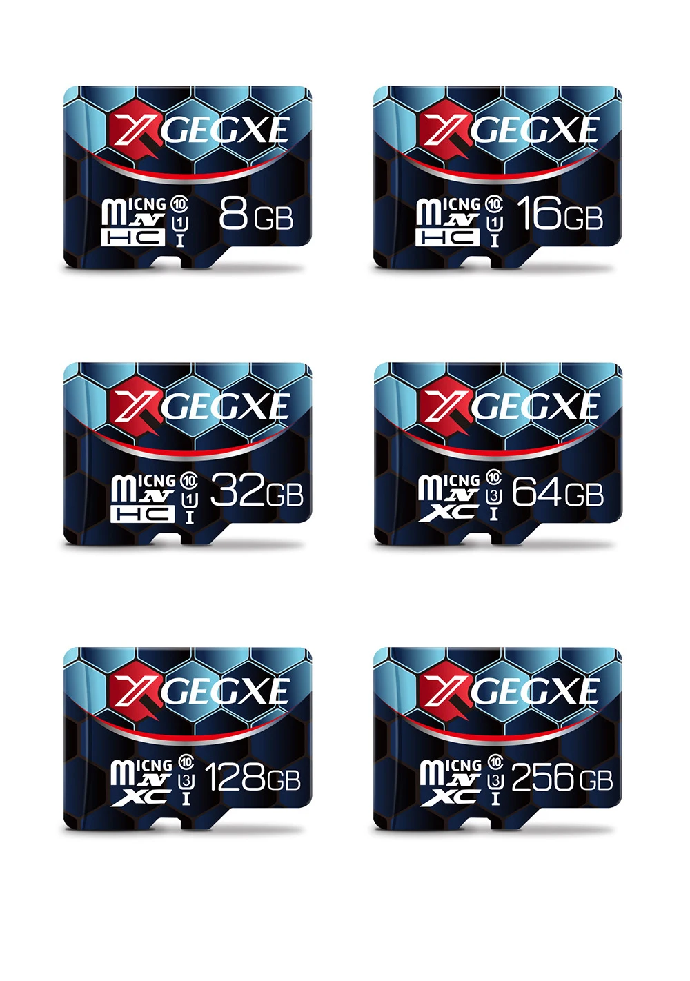 Карта памяти XGEGXE Extreme Pro Micro SD, 8 ГБ/16 ГБ/32 ГБ/64 Гб/128 ГБ, класс 10, карта памяти Micro SD для смартфонов samsung, флеш-карта