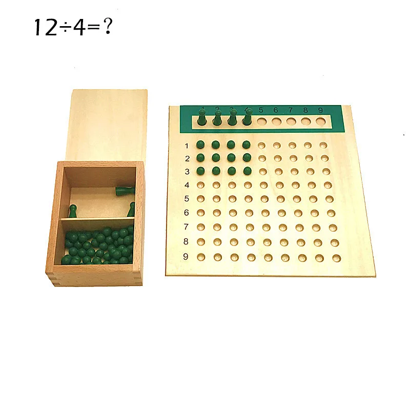 Монтессори умножение и деление доска дошкольника математическая игрушка