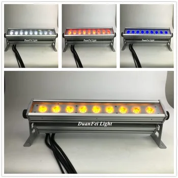 

16 pieces stage led wash bar ip65 decoration lights 6in1 led bar 9x15w waterproof wall washer dmx rgbwa