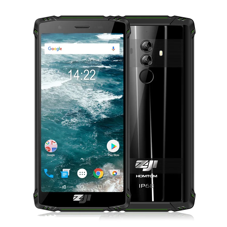 Оригинальный ZOJI Z9 IP68 водонепроницаемый смартфон с 5 7 дюймовым дисплеем ОЗУ 6 ГБ