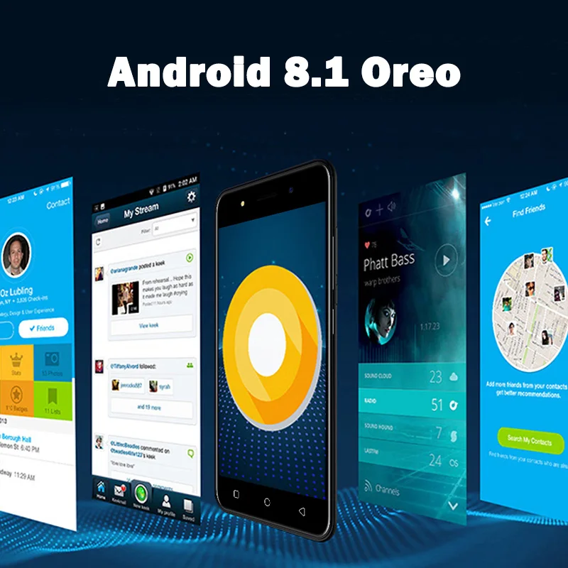 XGODY X6 3G Dual Sim Smartphone Celular Android 8.1 Oreo Mobile Phone Quad Core 1GB+8GB 2500mAh GPS Bluetooth WiFi Cellphone