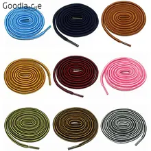 

Round Shoelaces Stripped Shoe Laces Martin Boots Shoestrings Ropes 63"/ 160cm New