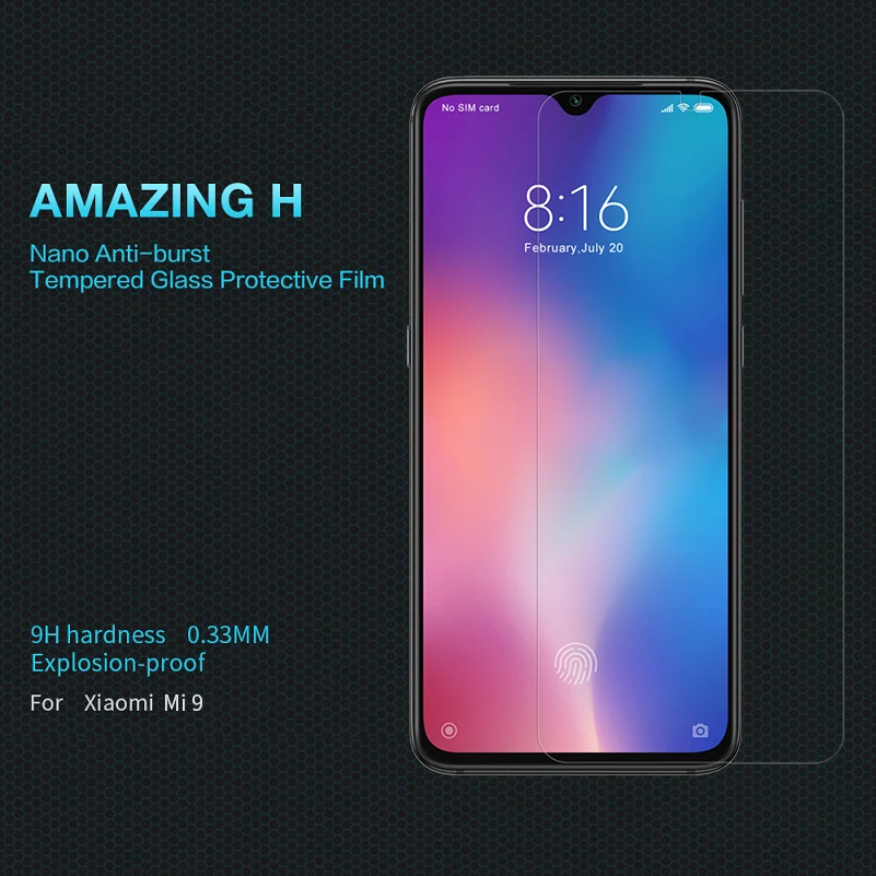 For xiaomi mi 9 Screen Protector 6.39 inch NILLKIN Amazing H/H+PRO CP+ XD+ 9H mi9 Tempered Glass Protector mi 9 for xiaomi glass