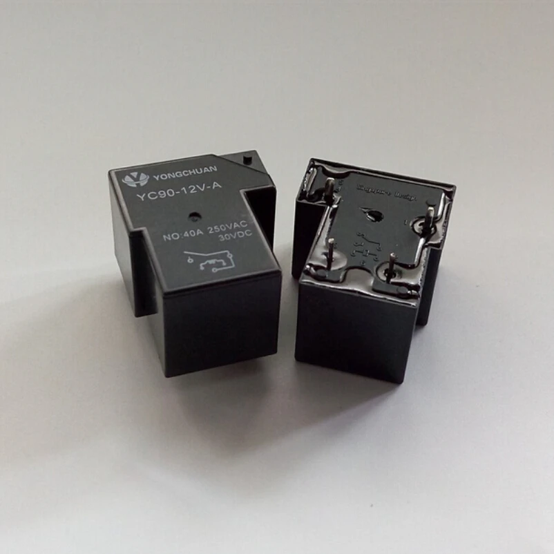 

5pcs/lot YC90-12VDC-A 40A  12V DC relays  4  Pin