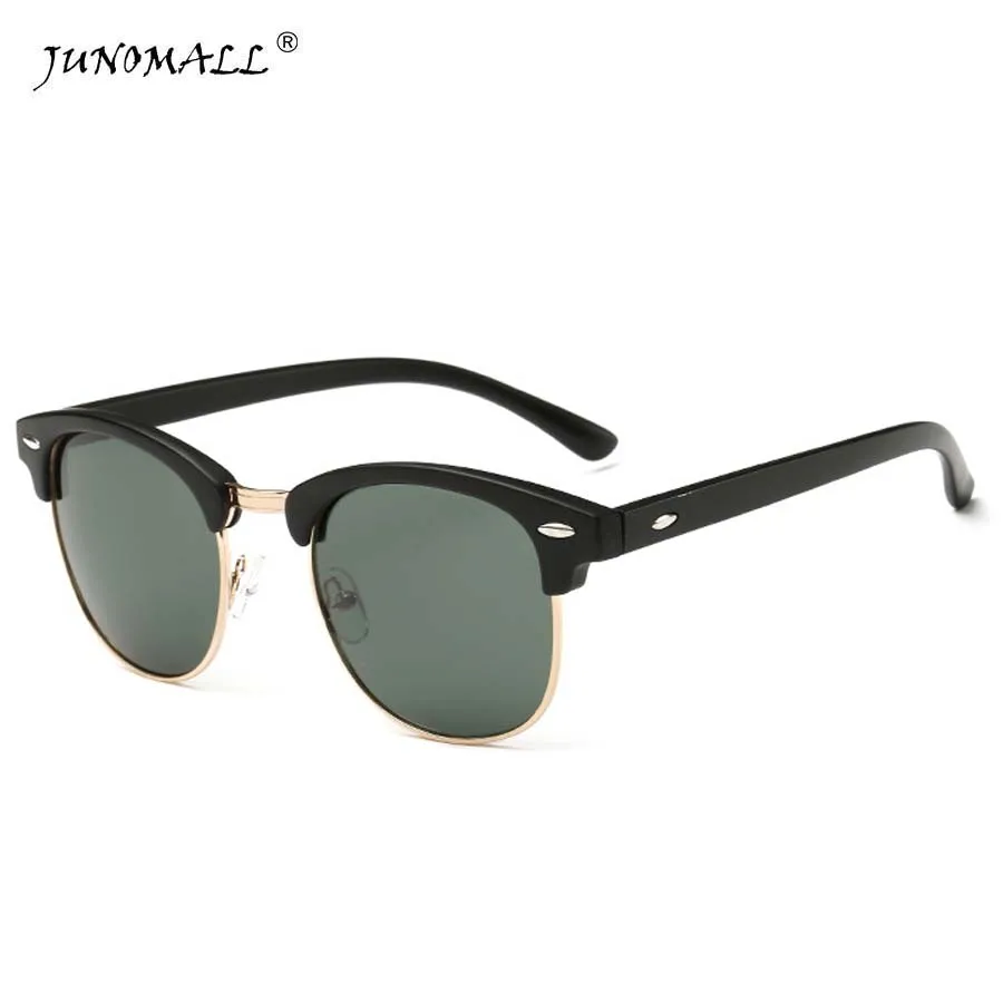 High Quality Half Metal Sunglasses Men Women Brand Designer Glasses Mirror Sun Glasses Fashion font b