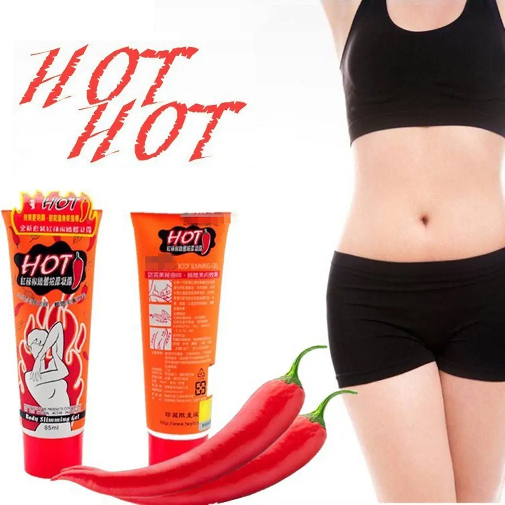 

Red Pepper Slimming Massage Cream All Natural Weight Loss Fast Burn Fat Burner Anti Cellulite Slimming Cream Gel 4