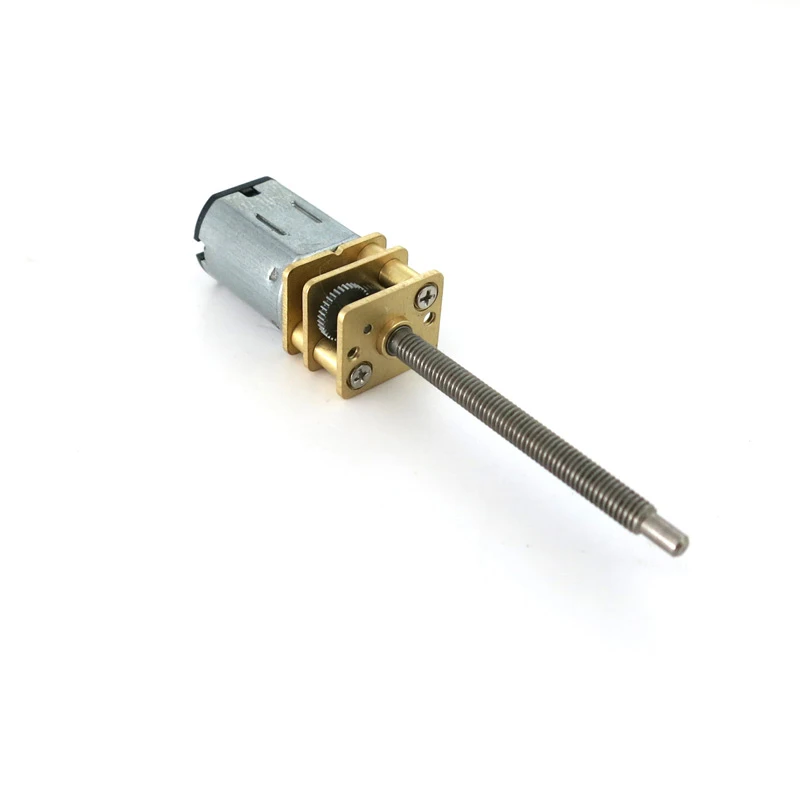 

N20 screw gear motor, DIY micro-equipment DC motor, the model long-screw motor screw motor
