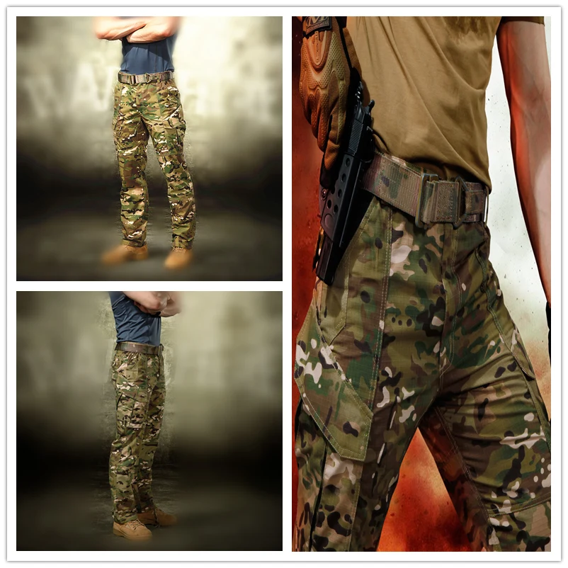 2017 Python full camouflage pants cotton Combat pants Rattlesnake