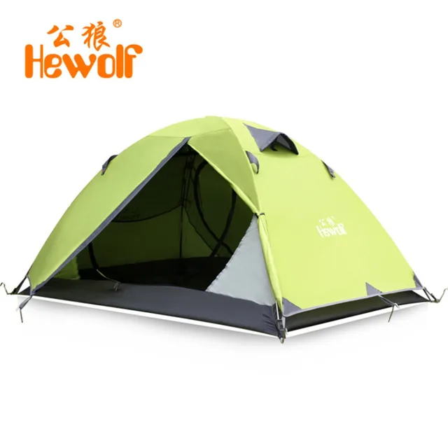 Cheap Hewolf Professional Waterproof Outdoor Double Layer 2 Person Tents Hunting Fishing Hiking Beach Tent Camping Equipment hot Cheap Hewolf Professional Waterproof Outdoor Double Layer 2 Person Tents Hunting Fishing Hiking Beach Tent Camping Equipment hot