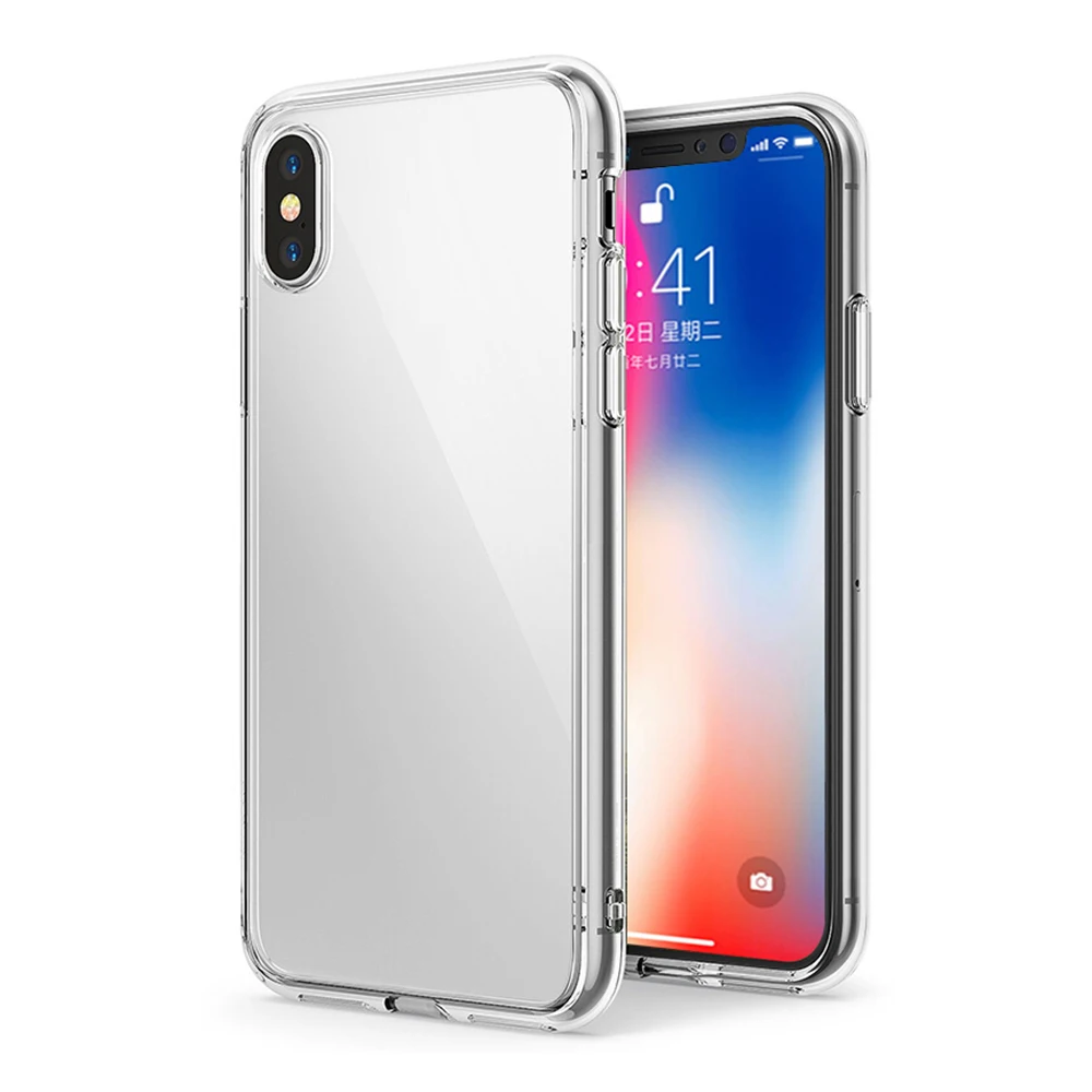 Чехлы для телефонов iPhone 5 6 6s 7 8 X XS max XR мягкий прозрачный силиконовый чехол задняя