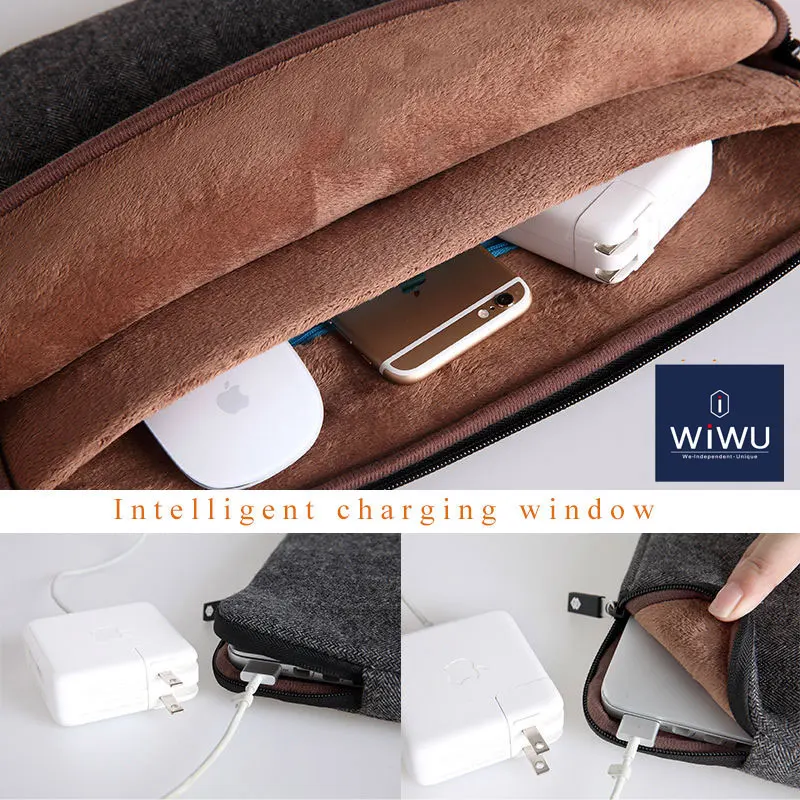 Чехол для ноутбука WIWU 2020 15 6 дюйма мягкий ударопрочный чехол MacBook 11 12 внутренние