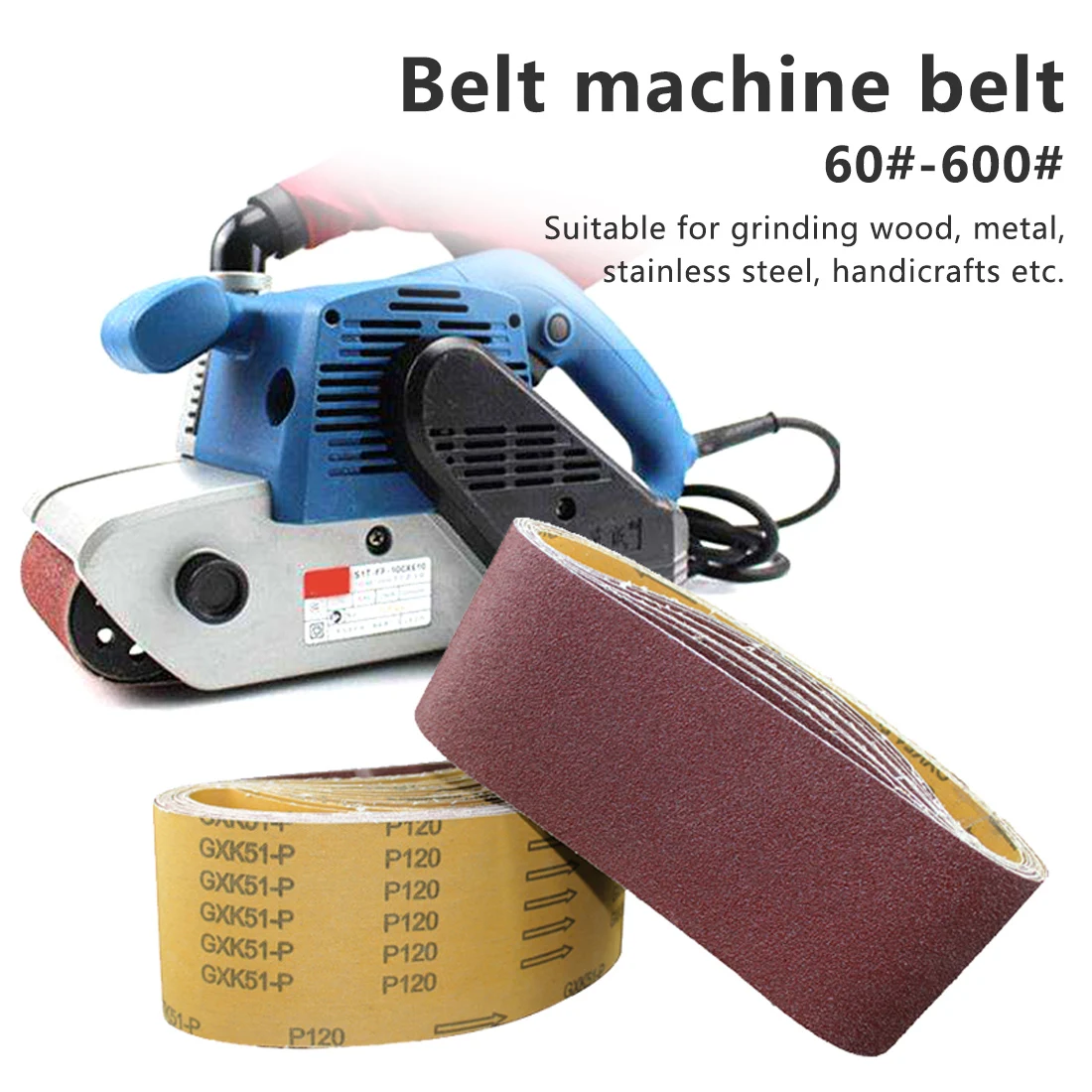 

1pcs Sanding Belts for Grinding Polishing 60/80/100/120/180/240/320/400/600 Grit 915*93mm