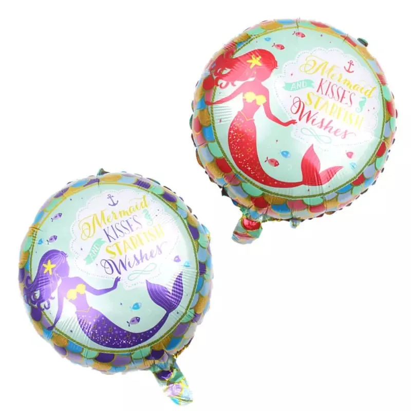 Русалка Фольга Воздушный шар праздничные украшения: воздушные шары Дети любят игрушки мультфильм украшение Вечерние