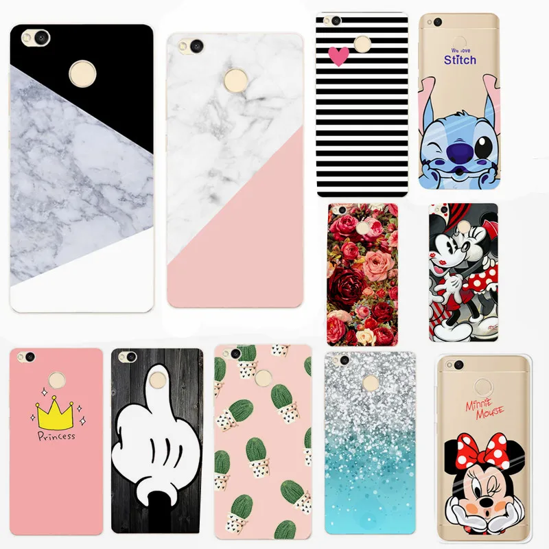 

Soft Silicone Redmi 4X Case Christmas Cover Case Soft TPU Case Cover For Xiomi Redmi 4X 4A Note 4 Xiaomi mi A1 max 2 Bags