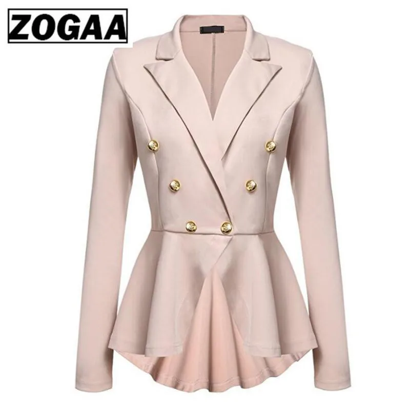 2019 Fashion Slim Fit Women Blazer Jackets Womens White Ladies Blazers Office Lady Jacket Elegant Female Solid Button Plus Size