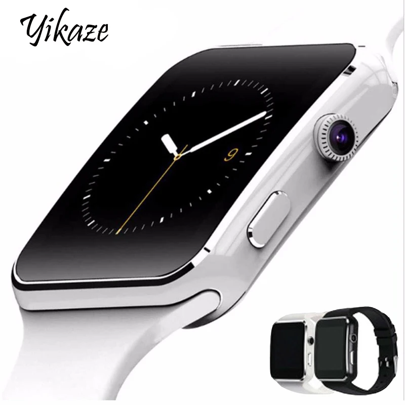

X6 Smart Watch Touch Screen Support SIM TF Card h Camera Smartwatch Bluetooth Dial/with Camera For iPhone Xiaomi Android IOS