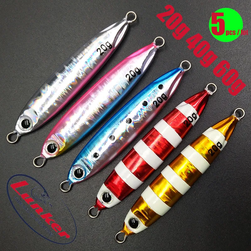 

Lunker micro shore jig 20g 40g 60g metal palms slow blatt cast slim