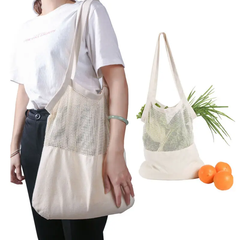 

2019 Newest Hot 1pc Mesh Net Turtle Bag String Shopping Bag Reusable Fruit Storage Fordable Large Capacity Shopping Bags