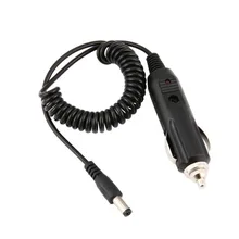 Портативный автомобиля Зарядное устройство кабель для зарядки шнур подходит для BAOFENG UV-5R, UV-5RA, UV-5RB, UV-5RE радио черный