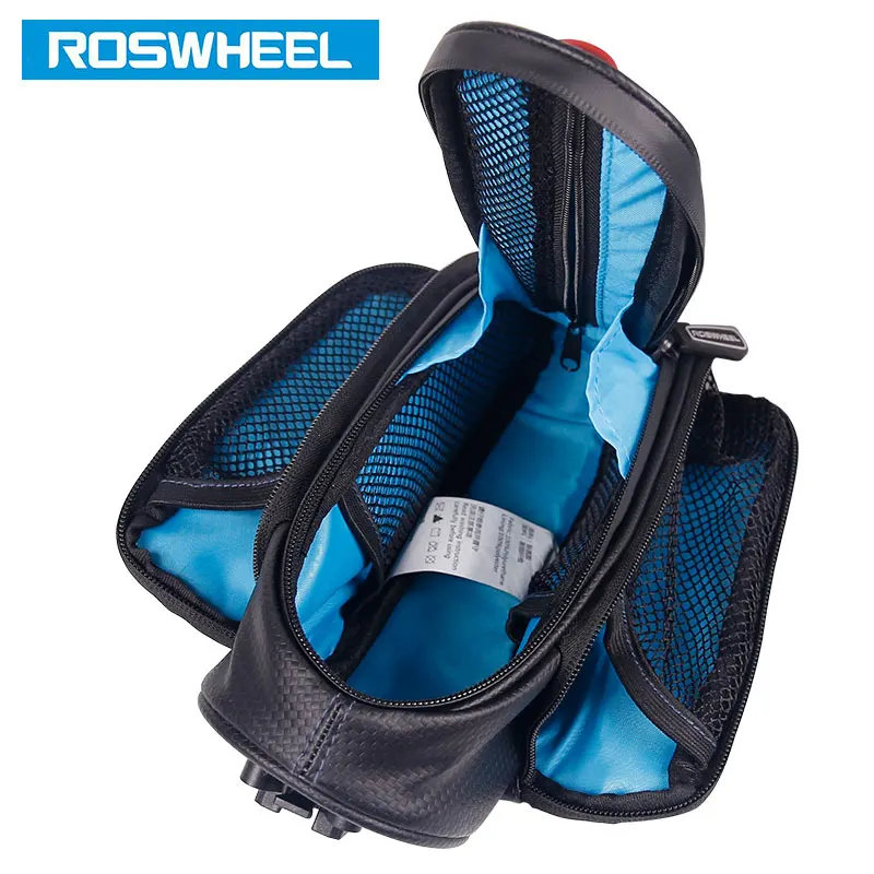ROSWHEEL велосипедная седельная сумка W/2 для бутылки с водой и светодиодный