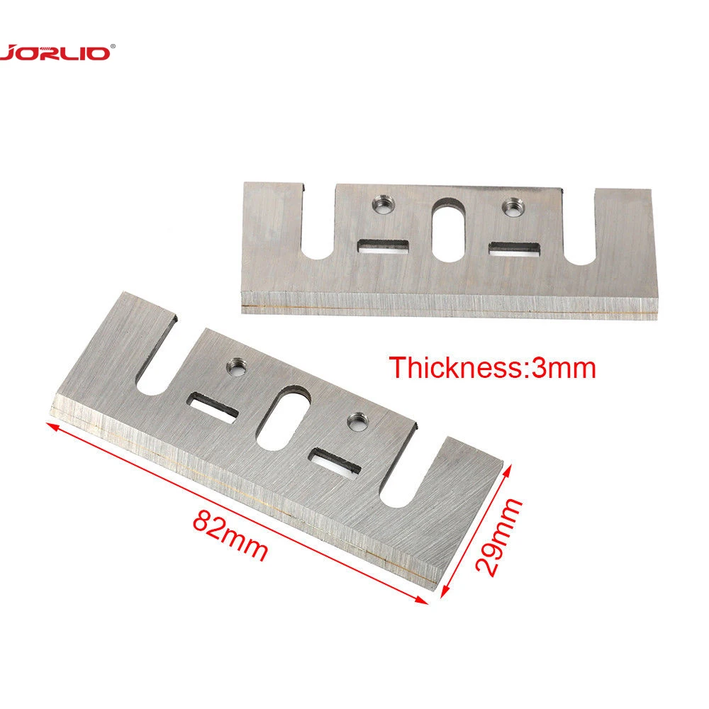 Jorlio 2 шт. Электрический строгальный станок запасные лезвия Замена для Makita 1900B инструмент для резки древесины аксессуар