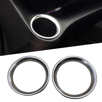 

ABS Chrome For Toyota sienta 2016 2017 Front Water Cup Decorative Cover Sticker Case ABS Chrome Covers Car Styling