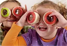 Free shipping, wooden toys, magic eye effect, kaleidoscope, prism, children's educational toys