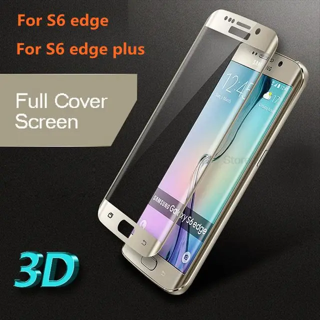 ShuiCaoRen для samsung Galaxy S6 edge 3D изогнутая поверхность Полное покрытие экрана Взрывозащищенная пленка из закаленного стекла для S6 edge plus