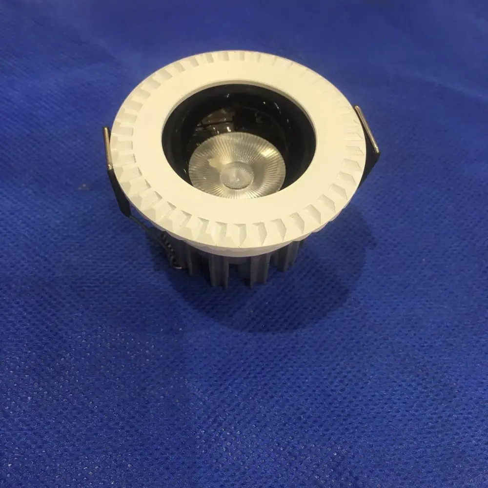

2019 new Real Luces Led 10pc/lot Mini Led Downlight white Round Ceiling Spot Lights Panel Light Recessed Aluminum Lamp Warm